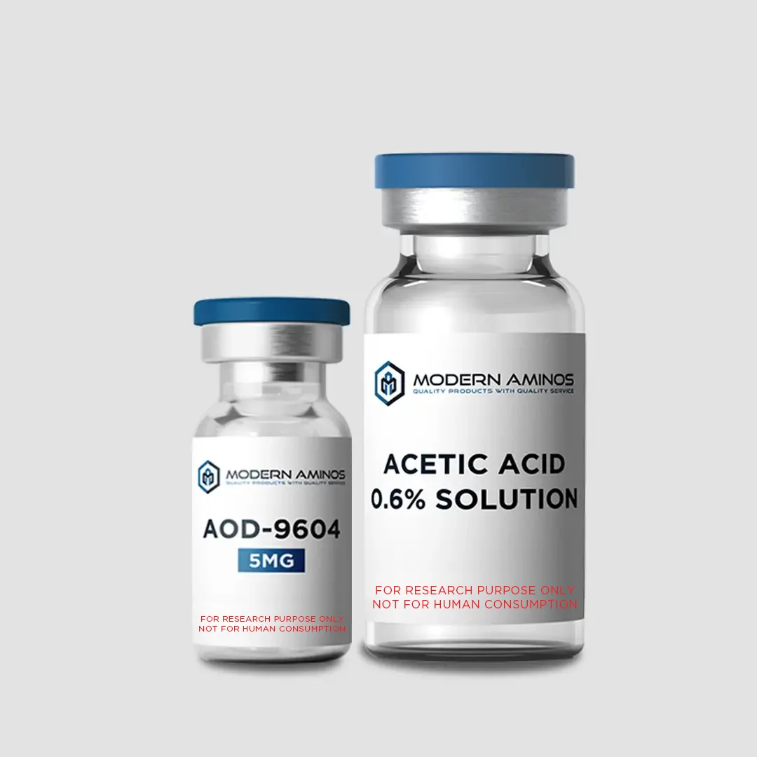 AOD-9604-Acetic-acid-5MG2026 AOD-9604 Peptide | Single 5MG Vial + Acetic Acid 10ml